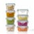 Glasslock Mini 5 and 7 Ounce Tempered Glass Food Storage Container Set, 8 Pieces Perspective: top