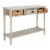 SAFAVIEH Christa Console Table With Storage Vintage Grey Perspective: top