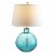 SAFAVIEH Lighting Adele Horn Table Lamp Silver / Cream Perspective: top