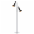 SAFAVIEH Efisio Floor Lamp | Chrome / Black | Perspective: top