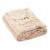 SAFAVIEH Becks Fringe Throw Blanket Copper / Beige Perspective: top