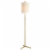 SAFAVIEH Ezekiel Floor Lamp | Brass | Perspective: top