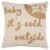 Safavieh Cold Outside Square Pillow - Beige/Gold Perspective: top