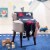 Safavieh Westley Baby Throw - Navy Perspective: top