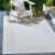 Safavieh Martha Stewart Courtyard Indoor Outdoor Area Rug - Aqua/Cream Perspective: top