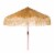 SAFAVIEH Outdoor Collection Tiki 9-Foot Crank Umbrella Tan Perspective: top