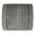 SAFAVIEH Outdoor Collection Serapis Trash Bin Grey Perspective: top