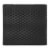 SAFAVIEH Outdoor Collection Mazeli Trash Bin Black Perspective: top