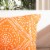 Safavieh Valenti Pillow - Orange Perspective: top