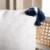 Safavieh Larzon White Pillow Perspective: top