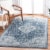 Safavieh Martha Stewart Prarie Oregon Classic Medallion Rug - Navy/Ivory Perspective: top