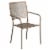 Flash Furniture 5 Piece 30  Round Steel Flower Print Patio Dining Set in Gold Perspective: top