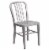 Flash Furniture CH-51080TH-2-18VRT-SIL-GG 24 in. Round Silver Metal Indoor & Outdoor Table Se Perspective: top
