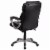 Flash Furniture Faux Leather Mid-Back Executive Office Chair Black GO2236MBK Perspective: top