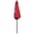 Flash Furniture 9 FT Round Umbrella w/1.5  Diameter Alum Pole w/Crank & Tilt Fun Red Perspective: top