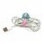 Wrapables Cute Animals Cord Organizer / Earphone Wrap, Elephant Perspective: top