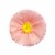 Wrapables Set of 3 Tissue Flower Pom Poms Party Decorations, Peach, Light Pink, Lilac Perspective: top
