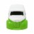 Wrapables Cute Portable Mini Vacuum Cleaner for Home and Office, Green Truck Perspective: top
