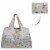 Wrapables Large Nylon Reusable Shopping Bag, Gray French Bulldogs Perspective: top