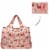 Wrapables Large Nylon Reusable Shopping Bag, Deer Perspective: top
