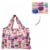 Wrapables Large Nylon Reusable Shopping Bag, Macarons Perspective: top