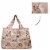 Wrapables Large Nylon Reusable Shopping Bag, Paris Perspective: top