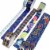 Wrapables Gold Foil Washi Tape in Gift Box Set (20 Rolls), Floral Fireworks Perspective: top