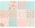 Wrapables 6x6 Decorative Single-Sided Scrapbook Paper, Bears Pink & Blue Theme Perspective: top