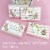 Wrapables 2.1  x 3.5  Thank You Cards for Small Business, Weddings, 120pcs, Floral Thank You Perspective: top