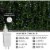 ProductWorks 8-Function Mini Bulb LED Light String, Cool White, 60-Feet Perspective: top