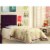 Furniture of America Hellan Fabric Upholstered Twin Headboard in Purple Perspective: top