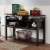 Furniture of America Tayler Contemporary Wood Storage Console Table in Espresso Perspective: top