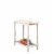 Furniture of America Slade Transitional Wood End Table with Tray in White Perspective: top