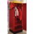 Furniture of America Mars Contemporary Metal 2-Shelf Kids Closet in Red Perspective: top