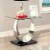 Furniture of America Suse Contemporary Metal 3-Piece Coffee Table Set in Silver Perspective: top