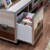 Furniture of America Micah Modern Wood TV Stand with Casters in Multi-color Perspective: top