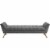 Response Upholstered Fabric Bench-EEI-1790 gray Perspective: top