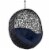 Encase Swing Outdoor Patio Lounge Chair - Navy Perspective: top