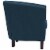 Prospect 2 Piece Upholstered Fabric Armchair Set - Azure Perspective: top