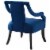 Harken Performance Velvet Accent Chair Perspective: top