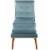 Ramp Upholstered Performance Velvet Lounge Chair and Ottoman Set Perspective: top