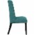 Baron Dining Chair Fabric Set of 4 - Teal Perspective: top