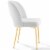 Modway Furniture EEI-3836-WHI Rouse Dining Room Side Chair, White Perspective: top