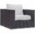 Convene 5 Piece Set Outdoor Patio with Fire Pit Perspective: top