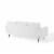Revive Upholstered Right or Left Sectional Sofa White Perspective: top