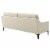 Corland Upholstered Fabric Sofa-EEI-6019-BEI beige Perspective: top
