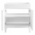 Render 30 Bathroom Vanity Cabinet-EEI-4851-WHI Perspective: top