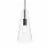 Beacon 1-Light Pendant Light, Clear Black Perspective: top