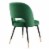 Rouse Performance Velvet Dining Side Chair Emerald Perspective: top
