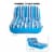 Aqua Heavy Duty Ultra Comfort Inflatable 2 Person Pool Float Recliner Lounger Perspective: top